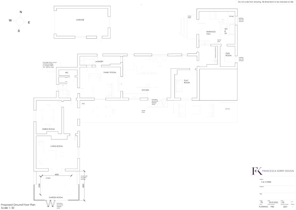 FK Design - 1986 (2)01 Proposed Ground Floor Plan