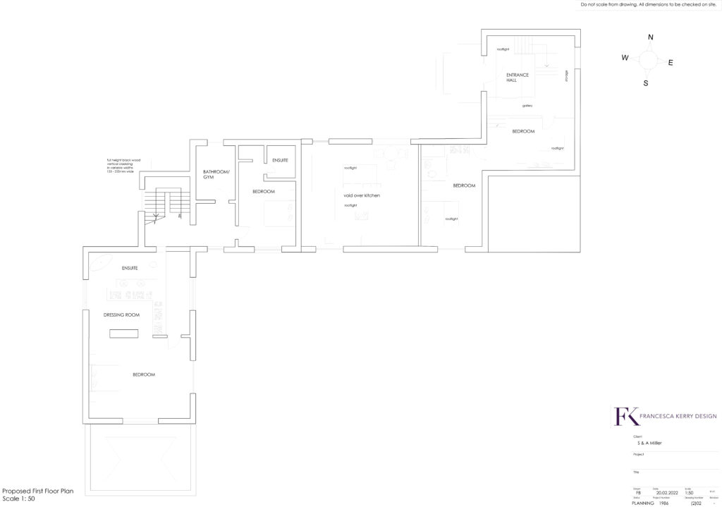 FK Design-1986 (2)02 Proposed First Floor Plan